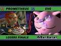 S@X 422 Losers Finals - PROMETHEUS (Ganondorf) Vs. eve (Jigglypuff) Smash Melee - SSBM