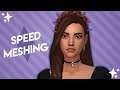 The Sims 4 Speed Meshing #16 | Santana Hair