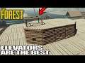 Why Not Build ELEVATORS for EVERYTHING? | The Forest Gameplay | E44