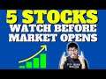 5 Strong Stocks To Watch Before Market Opens Buy Now? Great Value Stock Price! SNAP NFLX INTC IBM SI