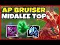 AP BRUISER NIDALEE TOP! GIVE ME THE PENTA! THIS GAME IS TOO EASY! - League of Legends