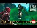 Apex Legends Escape Revenant and Ash Voice Lines Interaction