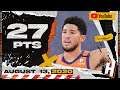 Devin Booker 27 Points Full Highlights | Mavericks vs Suns | August 13, 2020