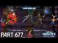 Disney Heroes Battle Mode TEAM LEVEL 134 PART 677 Gameplay Walkthrough - iOS / Android
