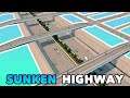 How to build a Sunken Highway with quays in Cities: Skylines | No Mods Tutorial for PC/XBox/PS4
