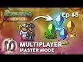 NURSE & ARM'S DEALER PYLON TRICK, Terraria 1.4 Journey's End, Master Mode Multiplayer Let's Play #5
