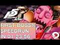 The P5R NG+ Speedrun where you Beat the First Boss As Fast As Possible!