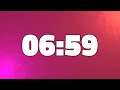 6 MINUTES AND 59 SECONDS TIMER COUNTDOWN [419 seconds - 6:59]