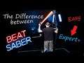 Beat Saber - Difference between easy and expert+ _ Tokyo Machine - Play (Mixed reality)