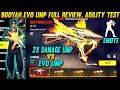 Booyah Evo UMP Level 7 Review, Ability Test, Emote || Rampage UMP vs Evo UMP || Free Fire Pakistan