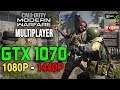 Call of Duty: Modern Warfare (Multiplayer) | GTX 1070 | Ryzen 5 2600X | 1080P - 1440P | Benchmark