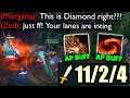 Every lane was INTING in diamond so I showed my team how to 1v9 (NEW FULL AP SHYVANA BUFFS)