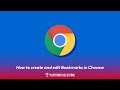 How to create and edit Bookmarks in Chrome