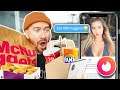 Letting My Tinder Matches Decide What I Eat For 24 Hours!! *IMPOSSIBLE FOOD CHALLENGE*