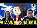 MY HERO ACADEMIA 35 English Dub 2x22 AIZAWA VS SHOTO/MOMO REACTION & REVIEW