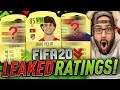 OMG LEAKED FIFA 20 PLAYER RATINGS!!!