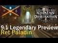 Ret Paladin 9.1 Covenant Legendary Preview/Predictions