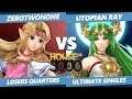 Smash Ultimate Tournament - ZeroTwoNone (Zelda) Vs. Utopian Ray (Palu) SSBU Xeno 187 Losers Quarters