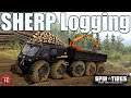 SpinTires: NEW SHERP DLC! LOG CRANE & DELIVERY!
