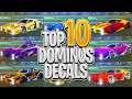 Top 10 DOMINUS Decals On Rocket League
