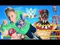 Little Flash Runs a WWE Superstar Obstacle Course! KidCity