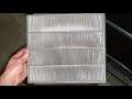 2006 Acura MDX A/C Cabin Air Filter After 30,000 Miles In California & Utah (187,426 Miles Total)