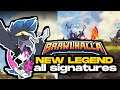 Brawlhalla - MUNIN! ALL SIGNATURES! Scythe Bow New Legend!