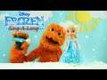 ❄❄❄ Disney Frozen 2 Song with Fuzzy Puppet!  Fuzzy meets Elsa ❄❄❄