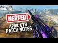 FFAR & AUG NERFED 6th April PATCH NOTES! (Call of Duty Warzone)