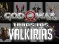 God of War  #PS4  Todas las Valkirias Run