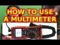 How To Use A Multimeter With Amp Clamp To Test Voltage Of Live Wires Amperage AC DC Tutorial Guide