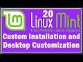 Linux Mint 20 Ulyana Installation and Desktop Customization