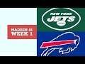 Madden 21 - Week 01 - New York Jets vs Buffalo Bills - Simulation Nation