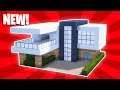 Minecraft House Tutorial : Modern House Tutorial (#25) How to build a modern house