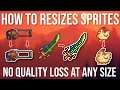 Photoshop Tutorial  | Re-Size Sprites Without Losing Data