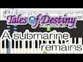 【Piano】A submarine remains - テイルズオブデスティニー Tales of Destiny ピアノ楽譜 score 初級[Piano Tutorial](Synthesia)