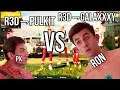 R3D PULKIT AND GALAXY VS PK GAMER AND RON GAMING | DANCE OF DESTRUCTION #1