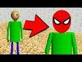 Scary moments in Baldi's Basics Animation || Experiments with Baldi Episode 01