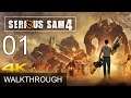 Serious Sam 4 Chapter 0 & 1 Man vs Beast Death From Above Walkthrough Gameplay Part 1 4K 60fps