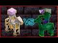 Skeleton Trap vs Zombie Trap - Minecraft Mob Battle 1.16.4