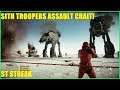 Star Wars Battlefront 2 - New Sith Trooper attacking Crait! Sith Trooper Killstreak! (TROS)