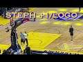 📺 Stephen Curry from the logo + and-one with Bruce “Q” Fraser pregame before Warriors-Kings