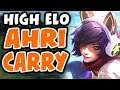 This is how I CARRY HIGH ELO with AHRI | Challenger Ahri | 10.10 - League of Legends