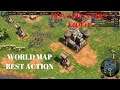 Age Of Empires 3 World Map Skirmish Map Gameplay | Best action in Age of empires 3