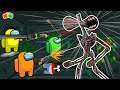 어몽어스  Among Us vs Siren Head - Animated Gameplay