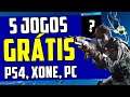 CORRE! 5 JOGOS GRÁTIS no PS4, XBOX ONE e PC, LIMITADO bora APROVEITAR!!