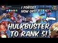 I Took Hulkbuster To Rank 5 AND MY GOD IS HE CRAZY OP AFTER THE BUFF!! - Marvel Contest of Champions