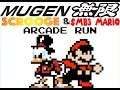 MUGEN Arcade Run: Scrooge & SMB3 Mario