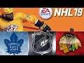NHL 19 season mode: Toronto Maple Leafs vs Chicago Blackhawks (Xbox One HD) [1080p60FPS]