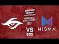Nigma vs Team Secret Game 3 (BO3) | Dream League Leipzig Major EU Qualifiers
